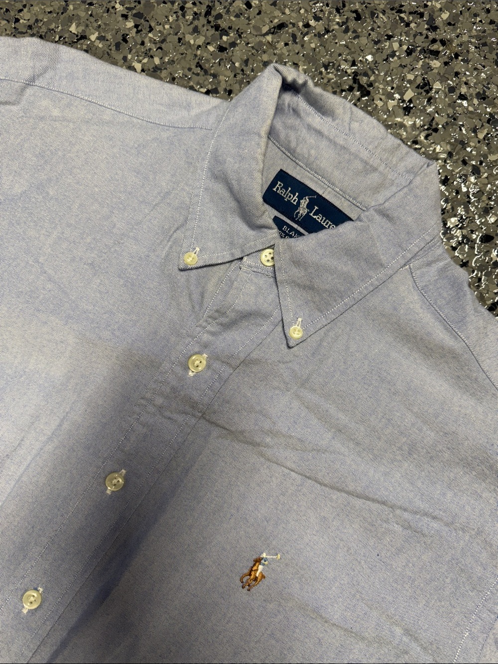 Ralph Lauren Blake Light Blue Oxford Button-Down Shirt Medium